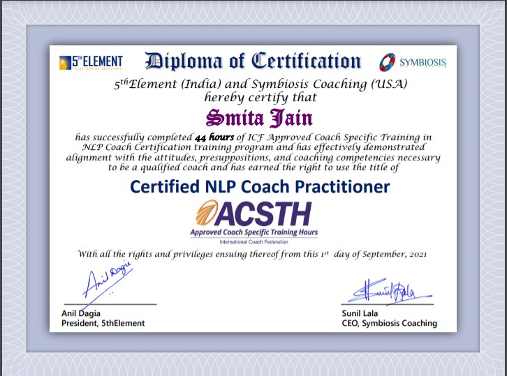 NLP Coach Practitioner